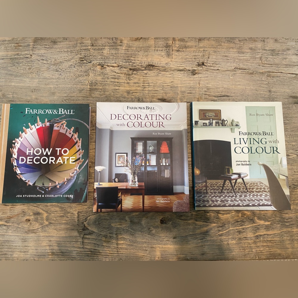 Book Bundle▪️Farrow & Ball 3 Hardcover Books. All Like New, Pristine Condition.